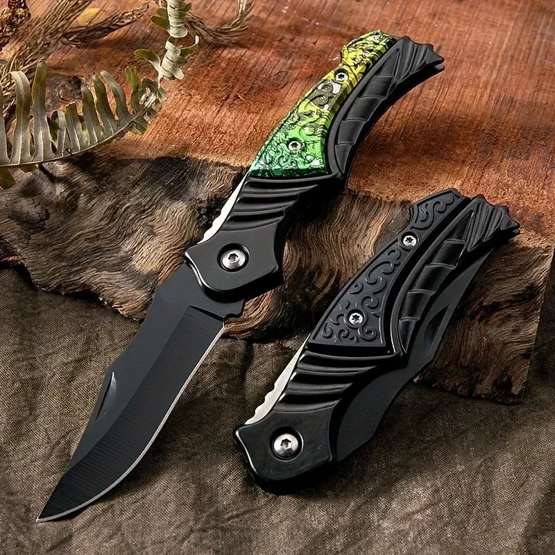 Portable Folding Pocket Knife – Sharp Stainless Steel Survival Knife for Camping & Hiking