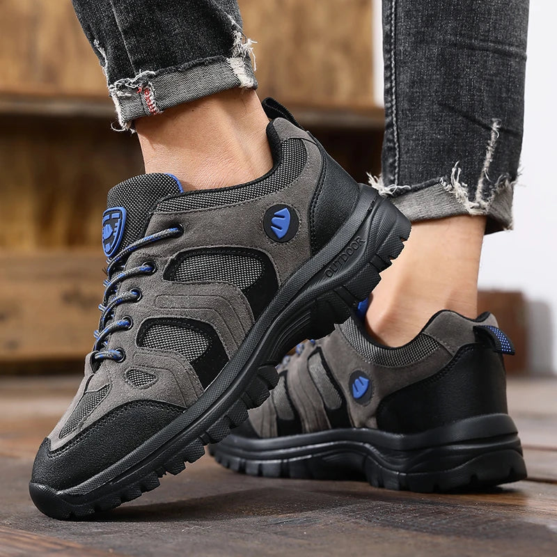 Men's Anti-Slip Hiking Sneakers — Breathable Outdoor Shoe