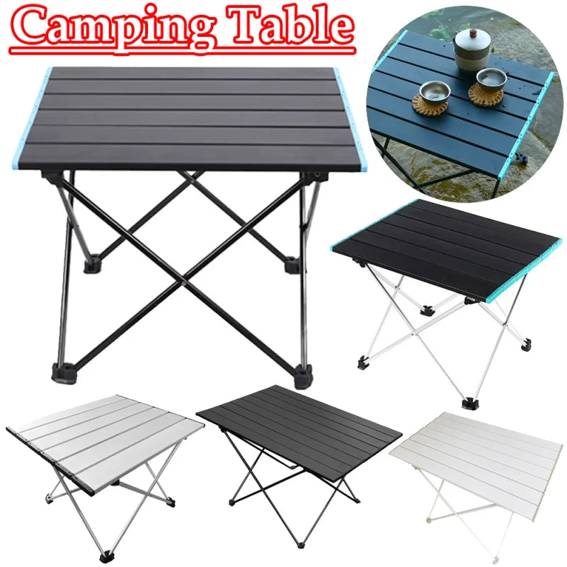 Portable Folding Camp Table – Lightweight Aluminium Alloy Outdoor Table with Carry Bag