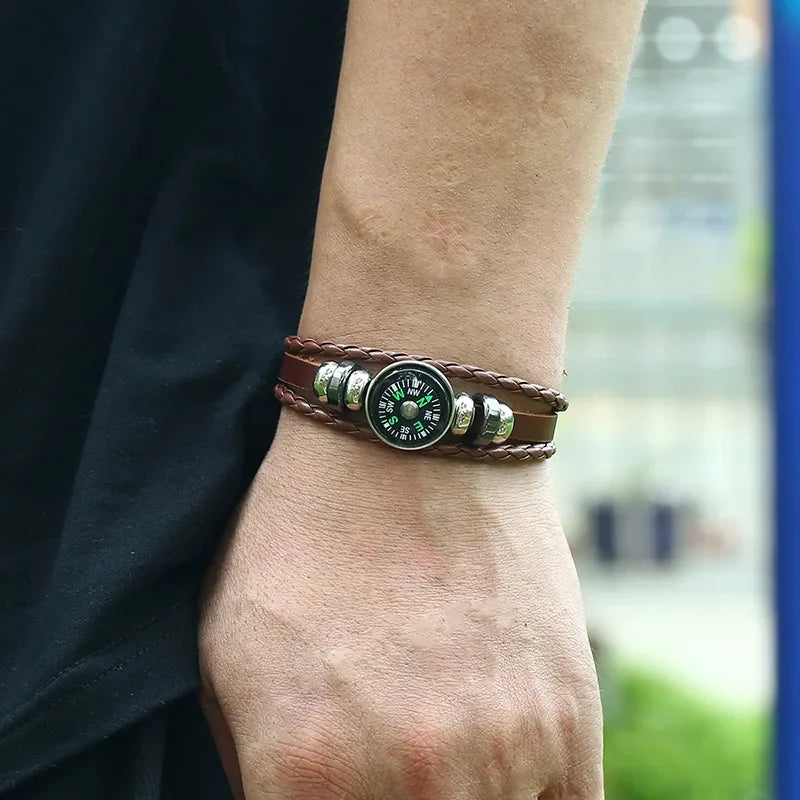Tactical Wrist Compass — Outdoor Survival & Hiking Wristband