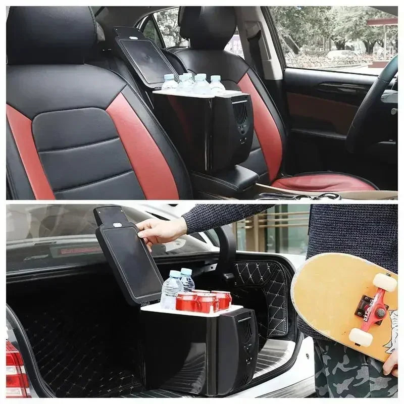 6L Mini Car Fridge Cooler & Warmer | 12V Portable Electric Icebox for Travel & Camping