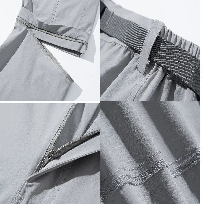Fanuocetar 2-in-1 Removable Hiking Pants — Quick Dry, Scratch-Resistant, Converts to Shorts | Camping & Trekking