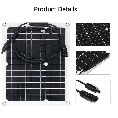 500W Flexible Solar Panel – Lightweight Mobile Power Supply for Home, Camping & RV