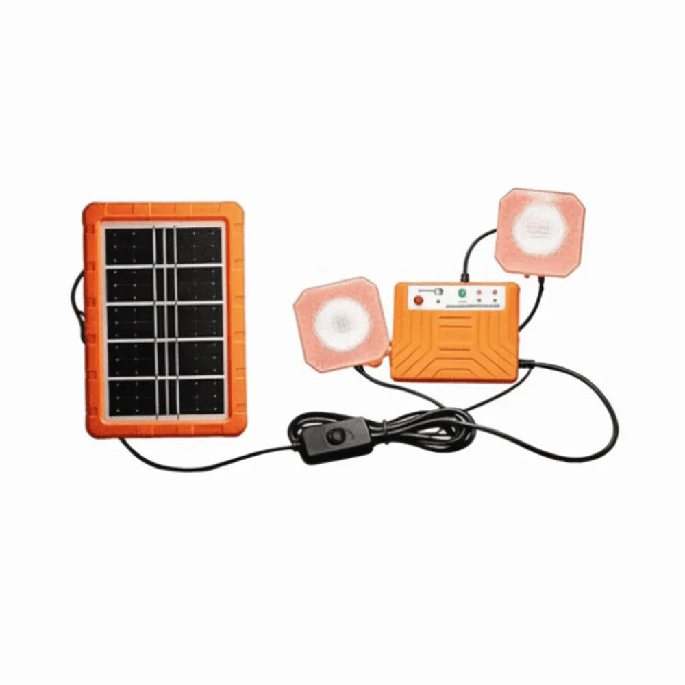 Portable Solar Power Station DIY Kit – 2W Solar Panel, Type-C Charging & Recyclable Energy Storage System