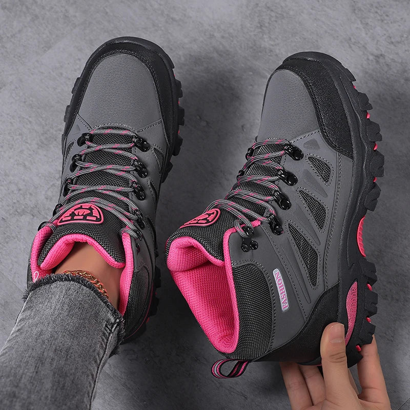 Women's Waterproof Hiking Ankle Boots – Non-Slip Trail & Mountain Climbing Shoes | EU 35–42