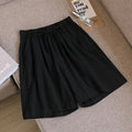 Women's Cotton Linen Wide Leg Shorts – High Waist Casual Knee-Length | M–XXXL