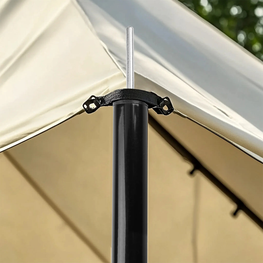 Camping Tarp & Awning Poles – Adjustable Caravan Porch Shelter Support