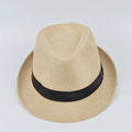 Men's Classic Fedora Hat – Cotton Linen Sun Visor
