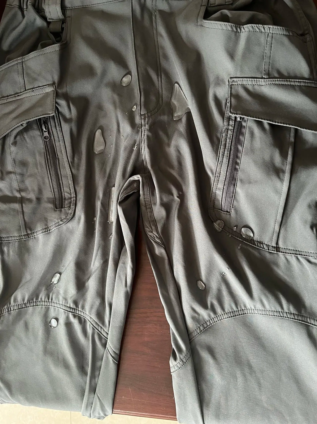 Men's Tactical Softshell Cargo Trousers — Elastic Waist, Multi-Pocket | Hiking, Camping & Military Style Pants