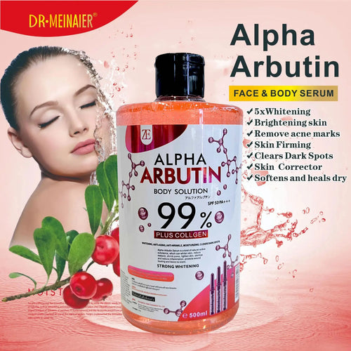 Alpha Arbutin & AHA Brightening Body Serum – Smooth, Moisturise & Glow | 500ml