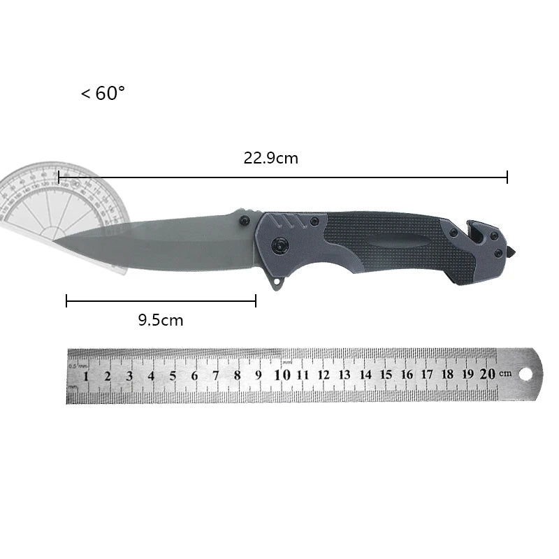 Outdoor Pocket Knife – High-Hardness Stainless Steel Folding Fruit & Camping Knife