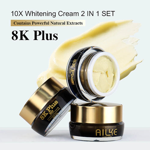 AILKE Brightening & Freckle-Removal Skin Care Kit – Quinoa, Serum & Cream Set
