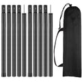 Camping Tarp & Awning Poles – Adjustable Caravan Porch Shelter Support