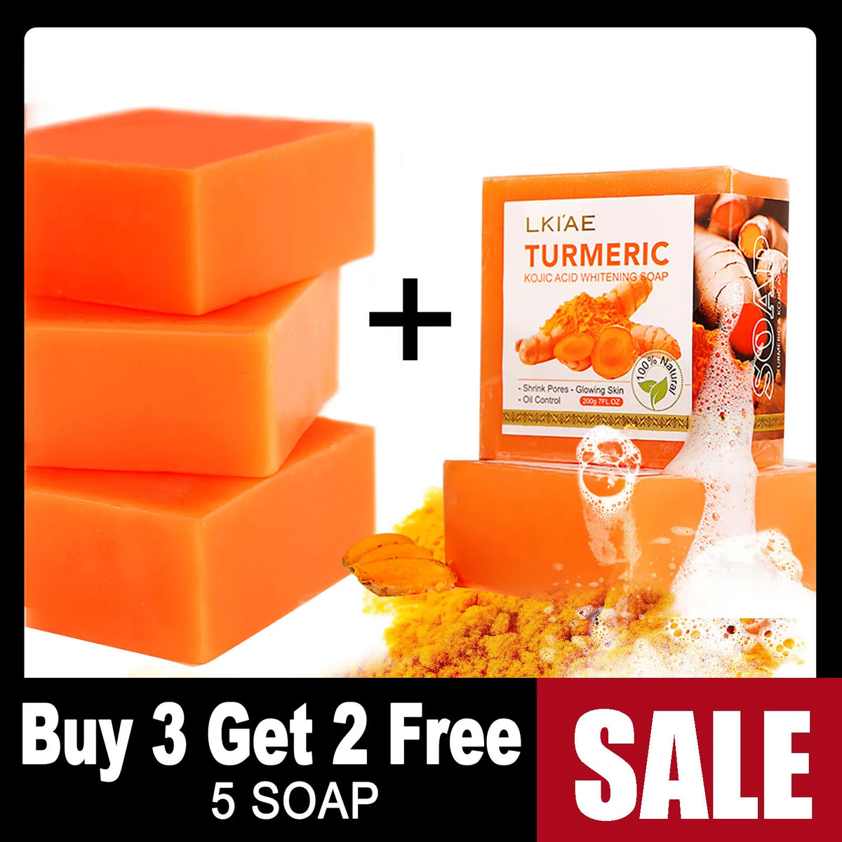 AILKE Brightening & Acne Control Skin Care Set – Glutathione, Vitamin C & Aloe Vera