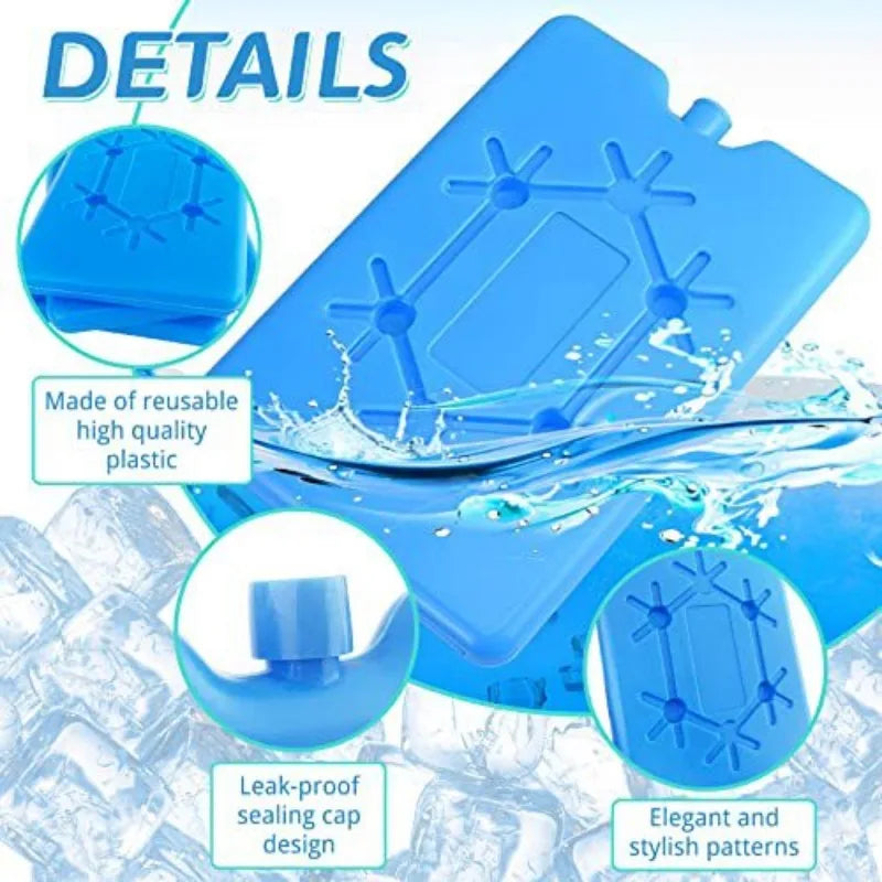 Reusable Freezer Ice Cooling Pack | Long-Lasting Cooling for Camping & Food Storage