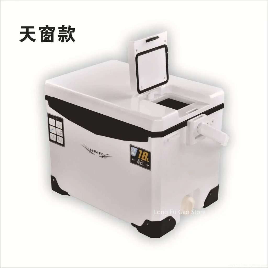 Fishing Ice Box Cooler with Wheels – Heavy-Duty Insulated Fishing Refrigerator | 10L–70L