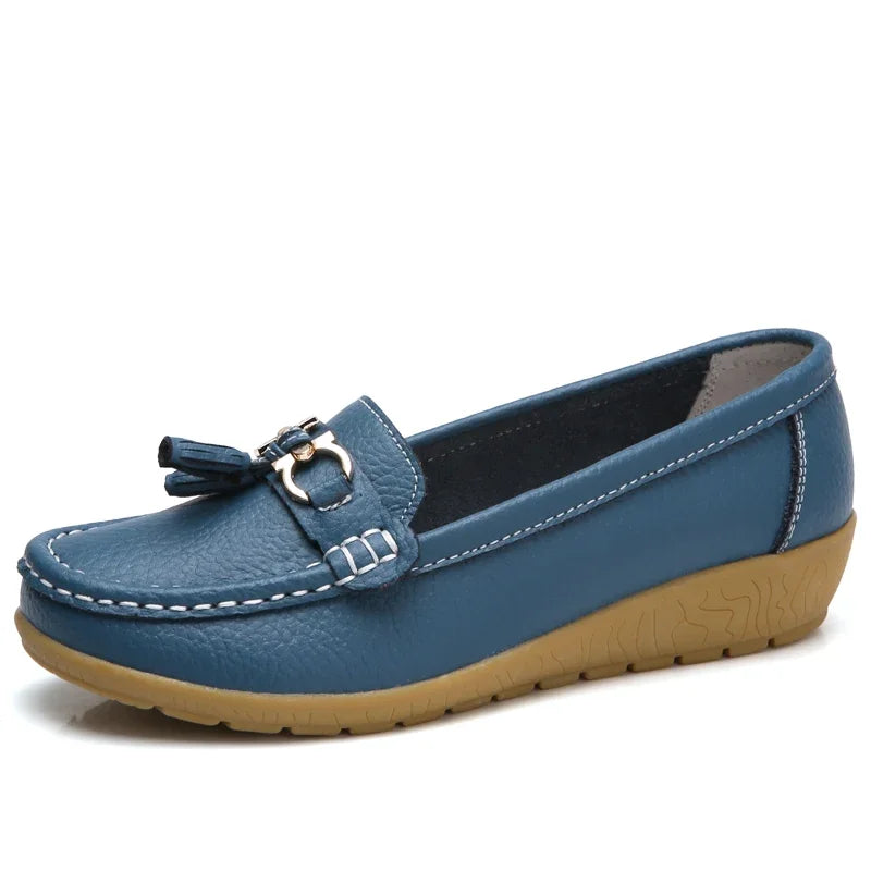 Women's Slip-On Loafer Sneakers – Soft Sole Casual Tennis Shoes | EU 35–44