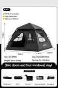 Automatic Quick-Open Camping Tent – UV & Rainstorm Protection Portable Outdoor Tent