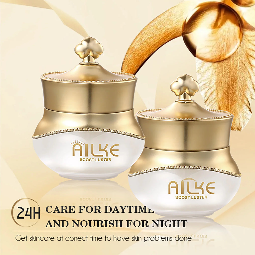 AILKE White Rose Whitening Face Care Set – Hyaluronic Acid, Anti-Wrinkle & Dark Spot Reduction
