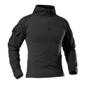 Men's Tactical Military Long Sleeve Hiking T-Shirt — Moisture-Wicking, CP Camo Style | Hunting, Climbing & Outdoor