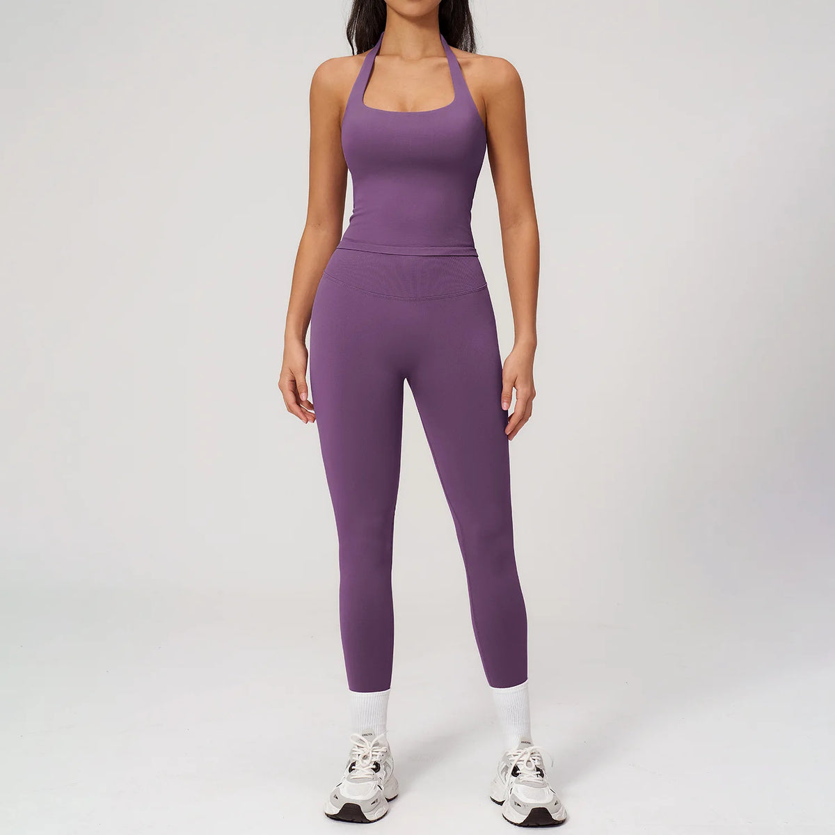 Women's 2-Piece Slim Fit Outfit Set – Elegant Solid Colour Spring/Summer | S–XL