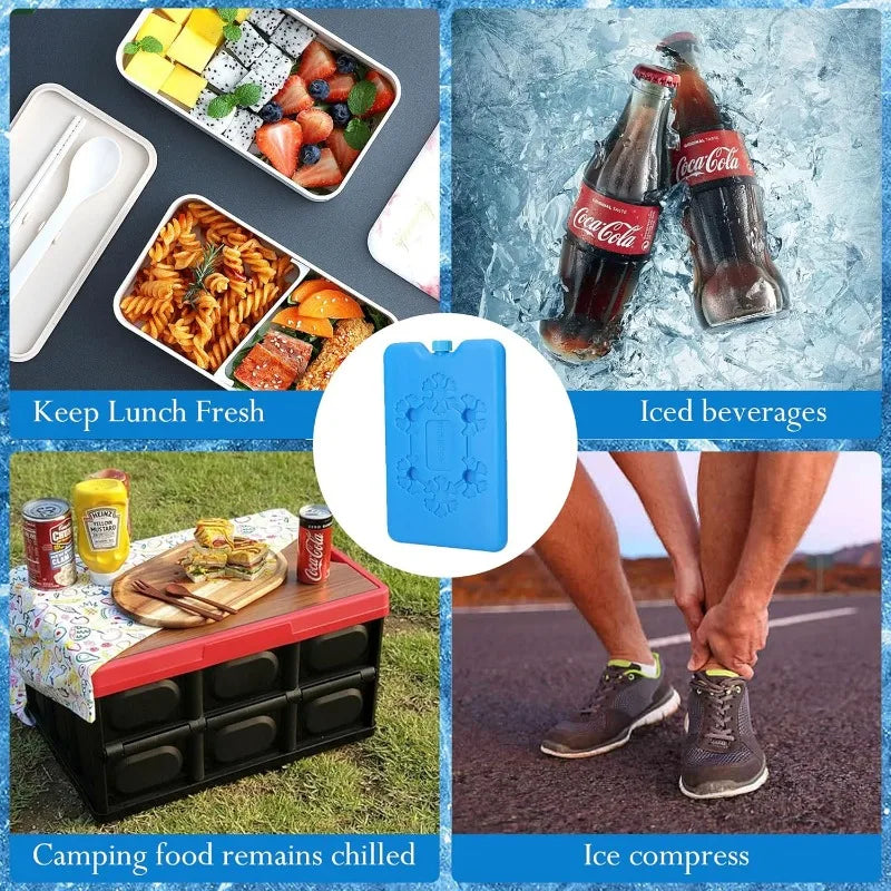 Reusable Freezer Ice Cooling Pack | Long-Lasting Cooling for Camping & Food Storage