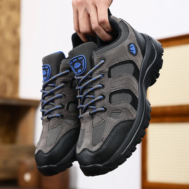 Men's Anti-Slip Hiking Sneakers — Breathable Outdoor Shoe