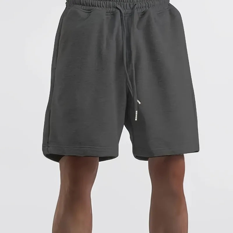 Men's & Women's Fitness Casual Shorts — 4-Season, Drawstring, Appliqué Detail | Sport & Leisure Shorts