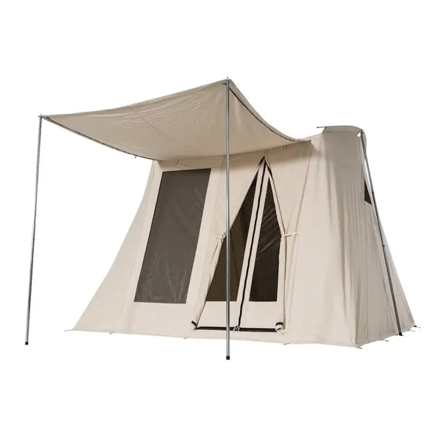 Cotton Retro Arched Glamping Tent – 3x3m Four-Season Cabin Tent