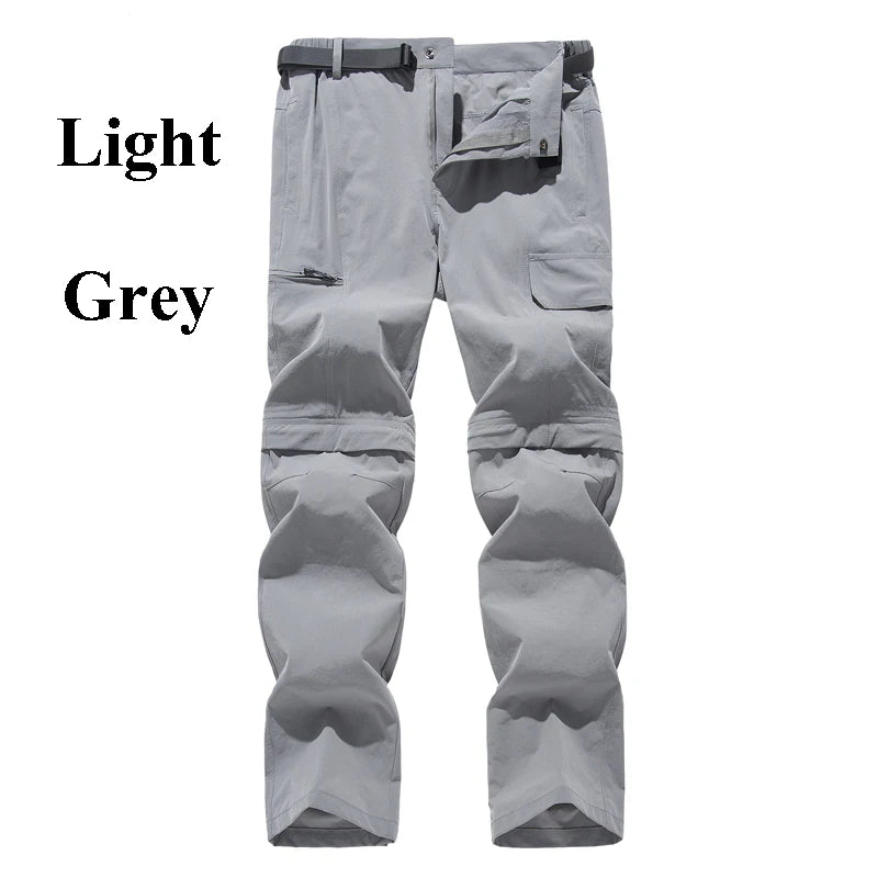 Fanuocetar 2-in-1 Removable Hiking Pants — Quick Dry, Scratch-Resistant, Converts to Shorts | Camping & Trekking