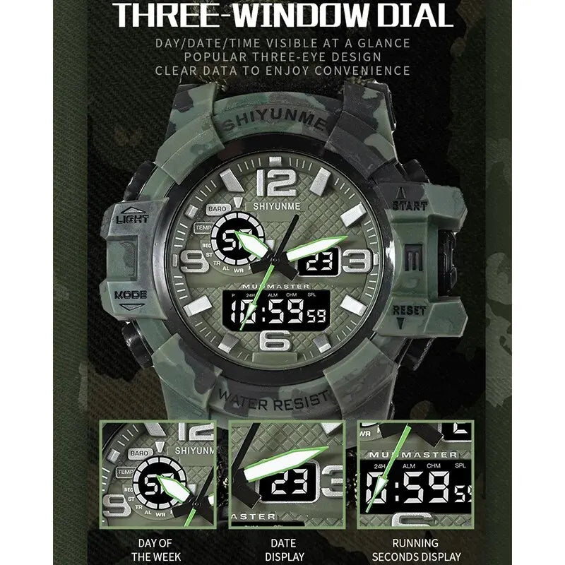 Outdoor Survival Paracord Watch — Military Tactical Multifunctional
