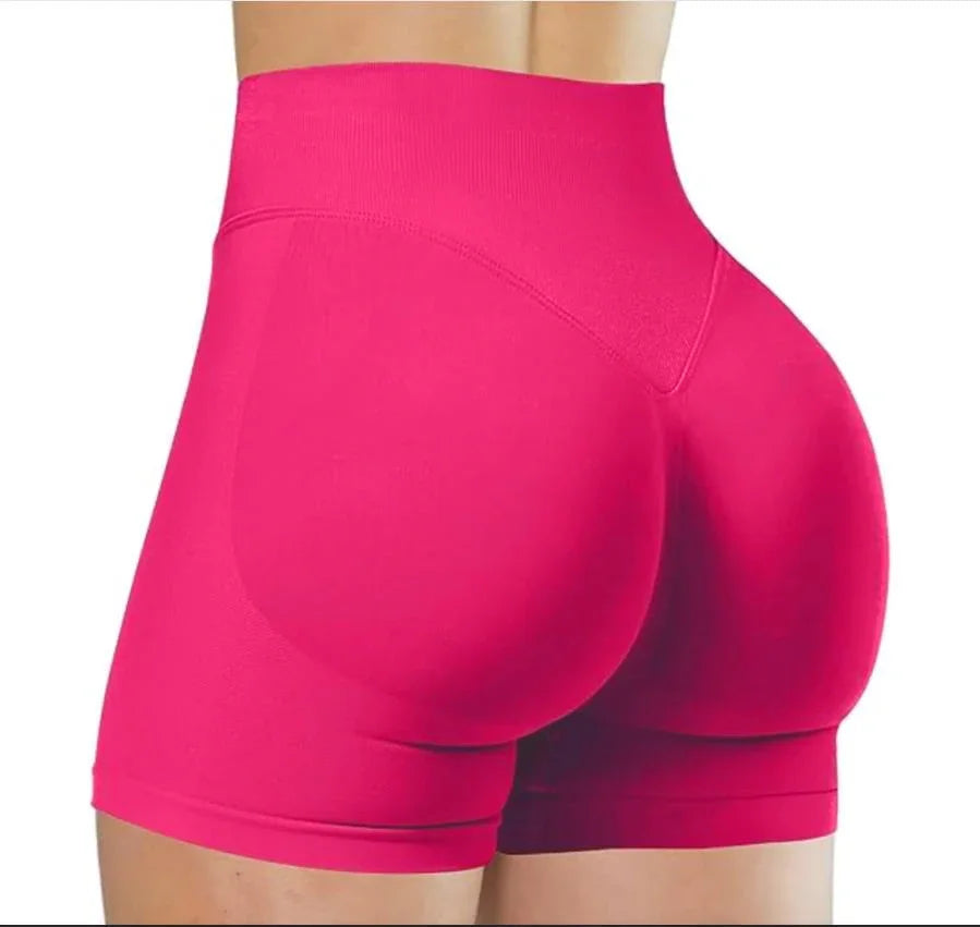 Women's Seamless High Waist Gym Shorts – Butt Lifting Yoga & Cycling Sports Shorts | S–XL