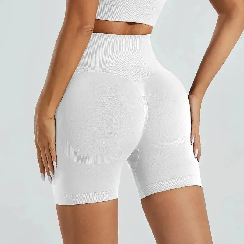 Women's Seamless High Waist Gym Shorts – Butt Lifting Yoga & Cycling Sports Shorts | S–XL