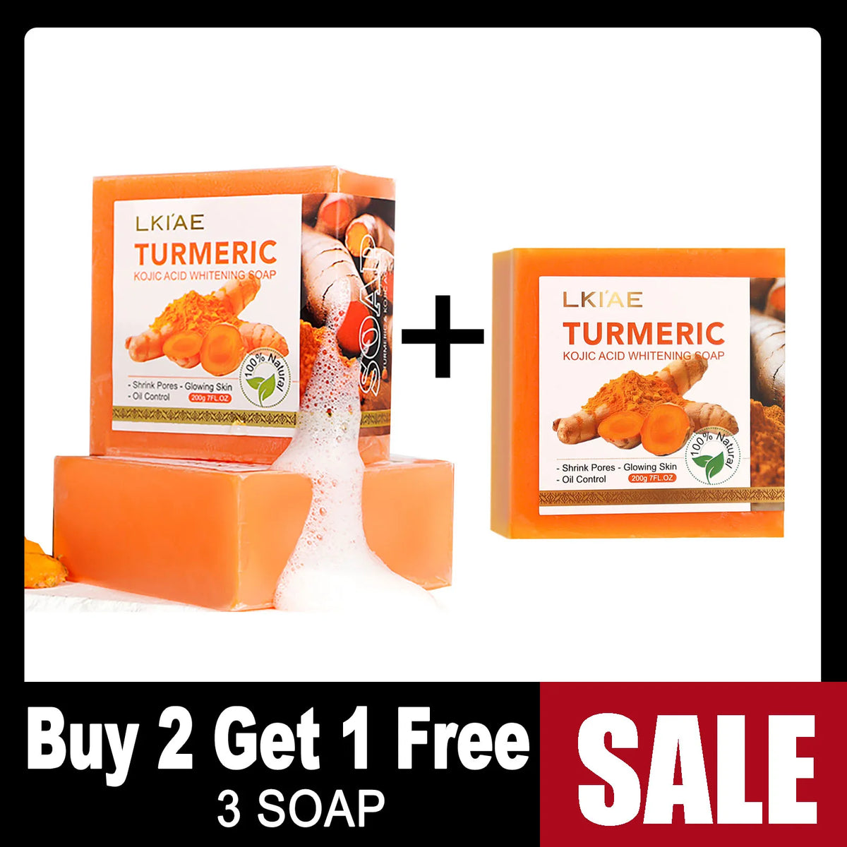 AILKE Brightening & Acne Control Skin Care Set – Glutathione, Vitamin C & Aloe Vera