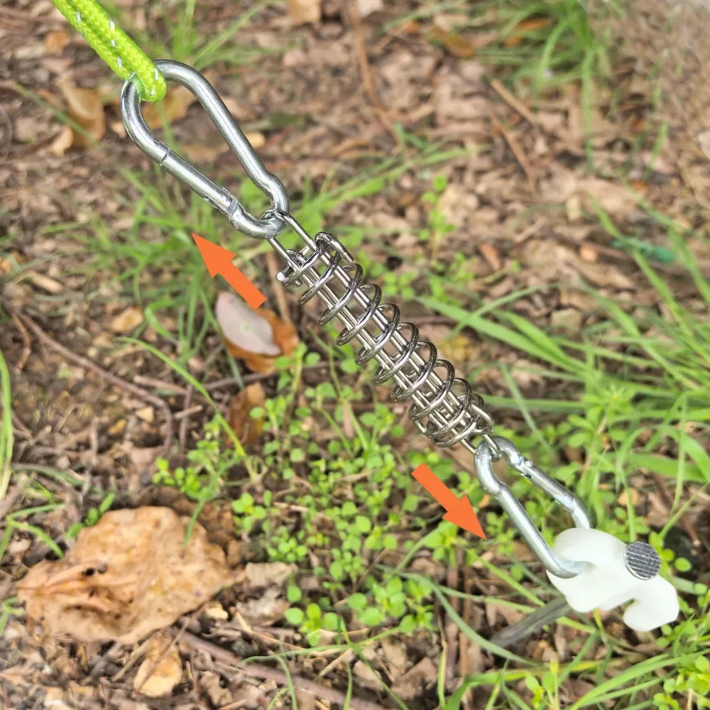 Camping Tent Accessories Kit | Wind Cord, Stakes, Carabiner Clips & More