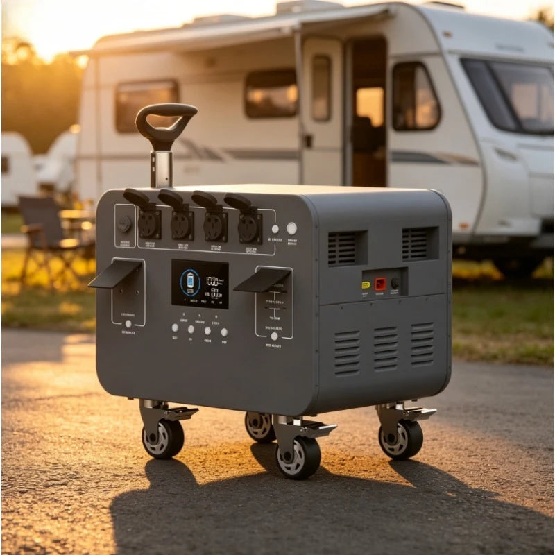 Customized Solar Generator 2400W–12KW – MPPT Pure Sine Wave Power Station 220–230V for Home, Car & Emergencies