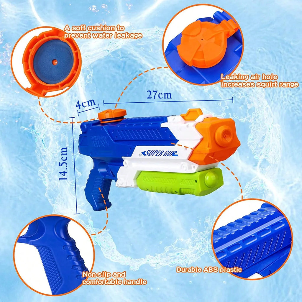 Kids Water Gun | Summer Soaker Squirt Toy | CE Certified | Ages 3+ | Pool & Beach