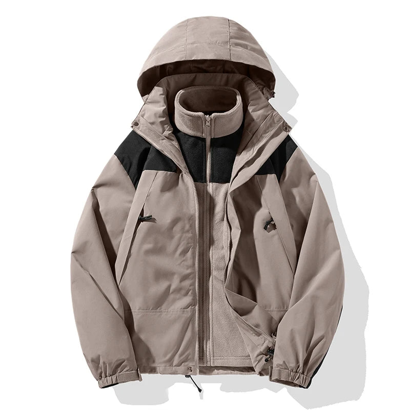 Three-in-One Outdoor Jacket – Waterproof & Breathable