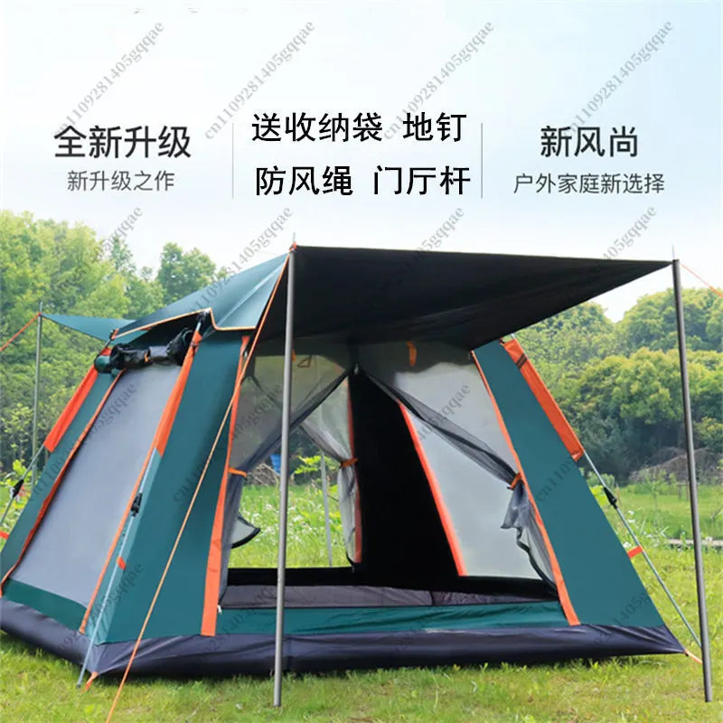 Inflatable Dome Glamping Tent – 3–4 Person Waterproof Camping Tent