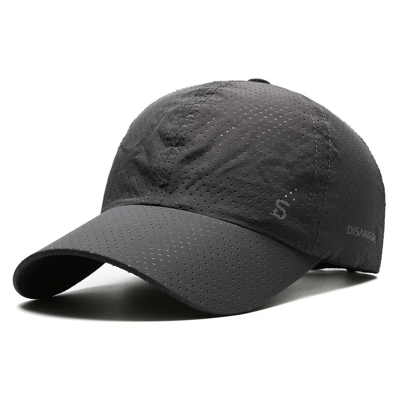 Quick-Dry Outdoor Sun Hat – UV Protection Baseball Cap for Hiking & Camping