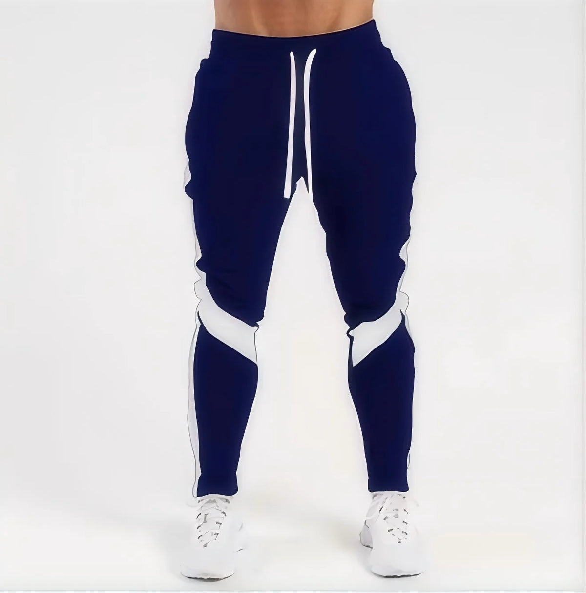 Men's Skinny Jogger Sweatpants — Drawstring, Fitness & Gym Tracksuit Bottoms | Sport & Casual Trousers