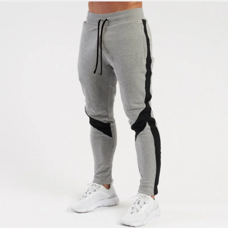 Men's Skinny Jogger Sweatpants — Drawstring, Fitness & Gym Tracksuit Bottoms | Sport & Casual Trousers