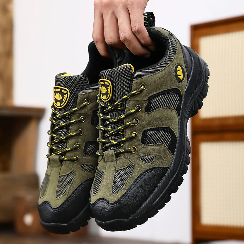 Men's Anti-Slip Hiking Sneakers — Breathable Outdoor Shoe