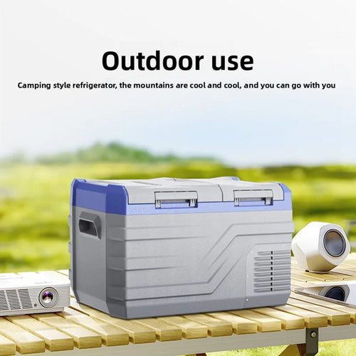 15L Portable Car Freezer | 12V/24V/220V Quiet Compressor Fridge (-20°C to 20°C)