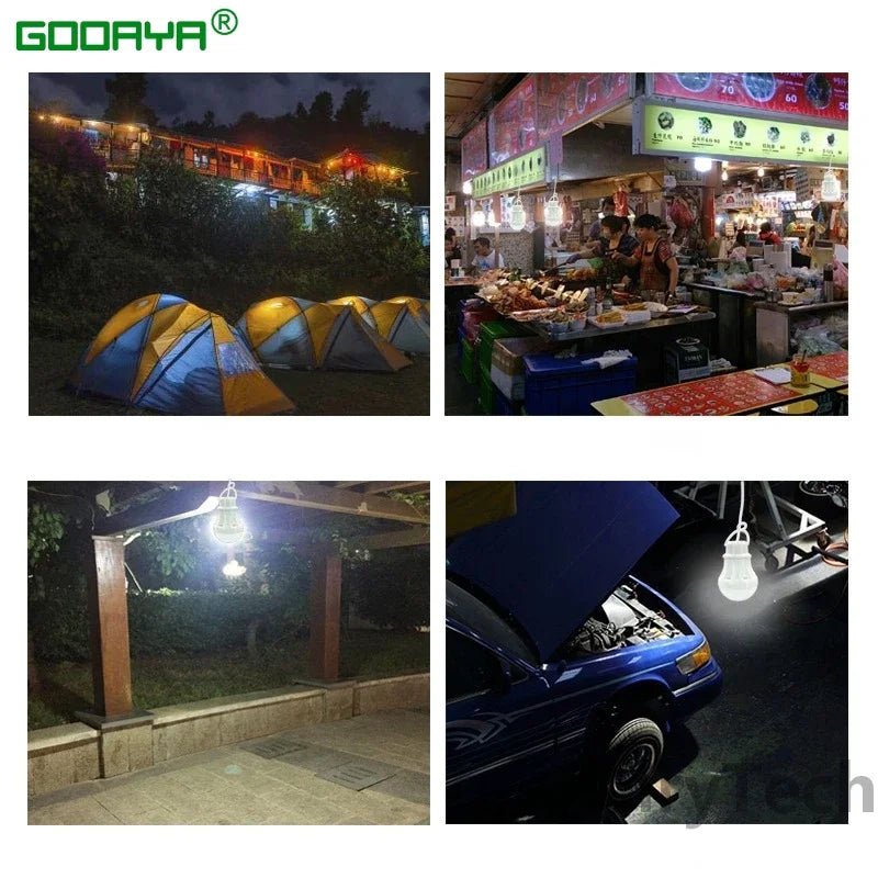 USB LED Camping Lantern Bulb — Portable Hanging Tent Light for Camping, BBQ, Fishing & Load Shedding