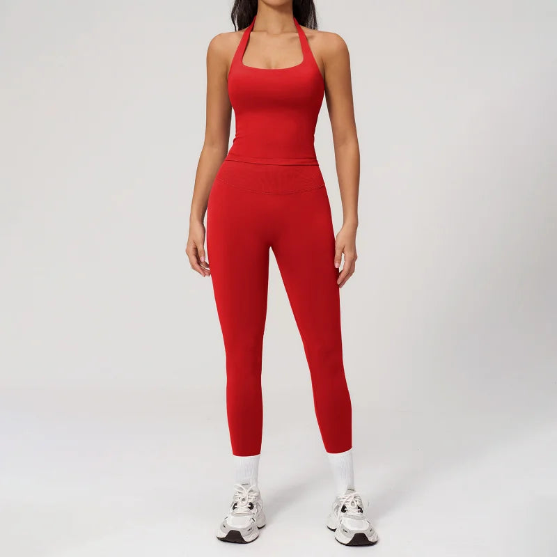 Women's 2-Piece Slim Fit Outfit Set – Elegant Solid Colour Spring/Summer | S–XL