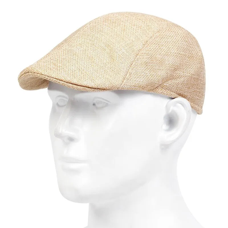 Men's Solid Cassette Cap – Casual Golf & Street Style Hat | One Size