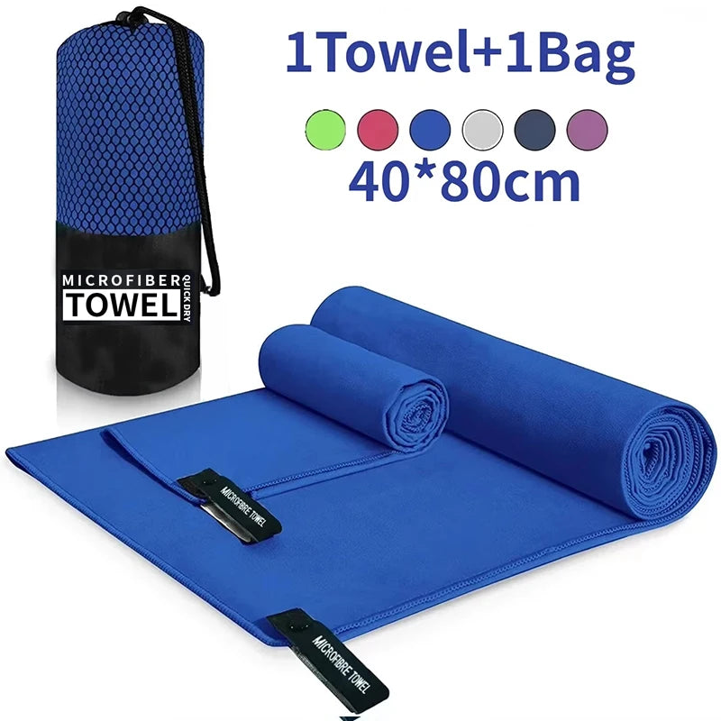 Quick-Drying Sports Towel 40x80cm – Compact Microfibre Towel for Camping, Gym & Beach