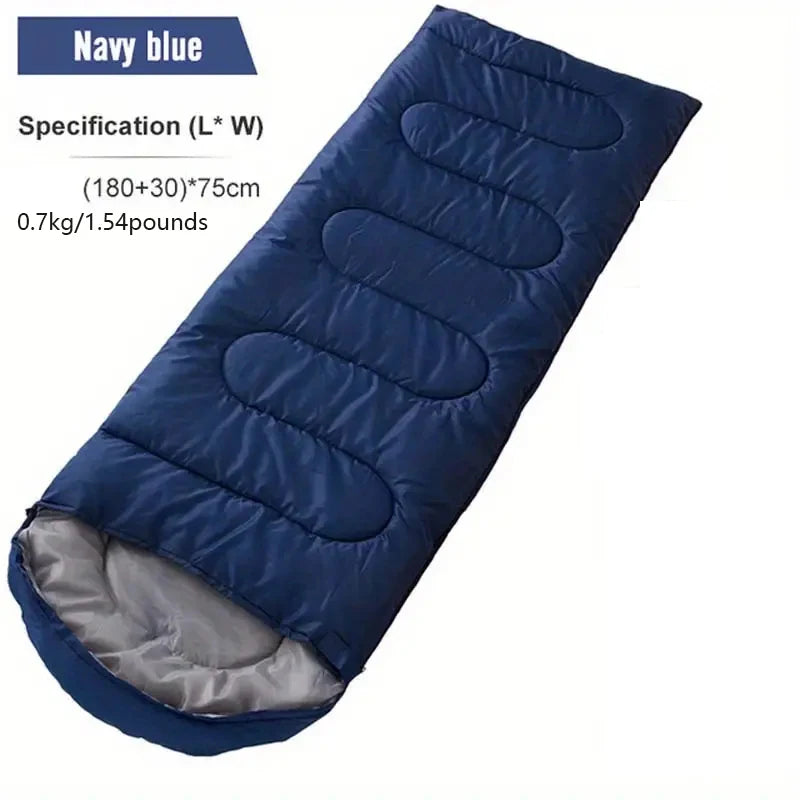 Four Seasons Sleeping Bag – Warm Envelope Style for Camping, Hiking & Travel