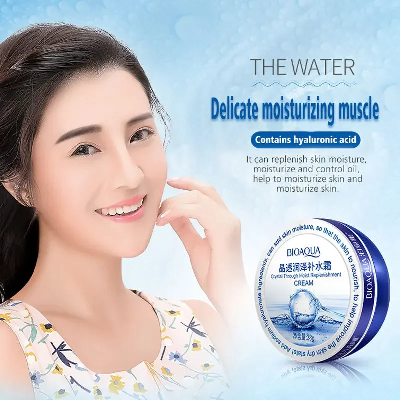 BIOAQUA Hyaluronic Acid Day Cream – Deep Moisturising & Anti-Wrinkle (38g)